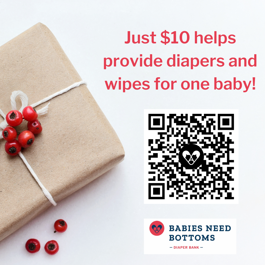 Your gift of just $10 helps provide diapers and wipes for one baby