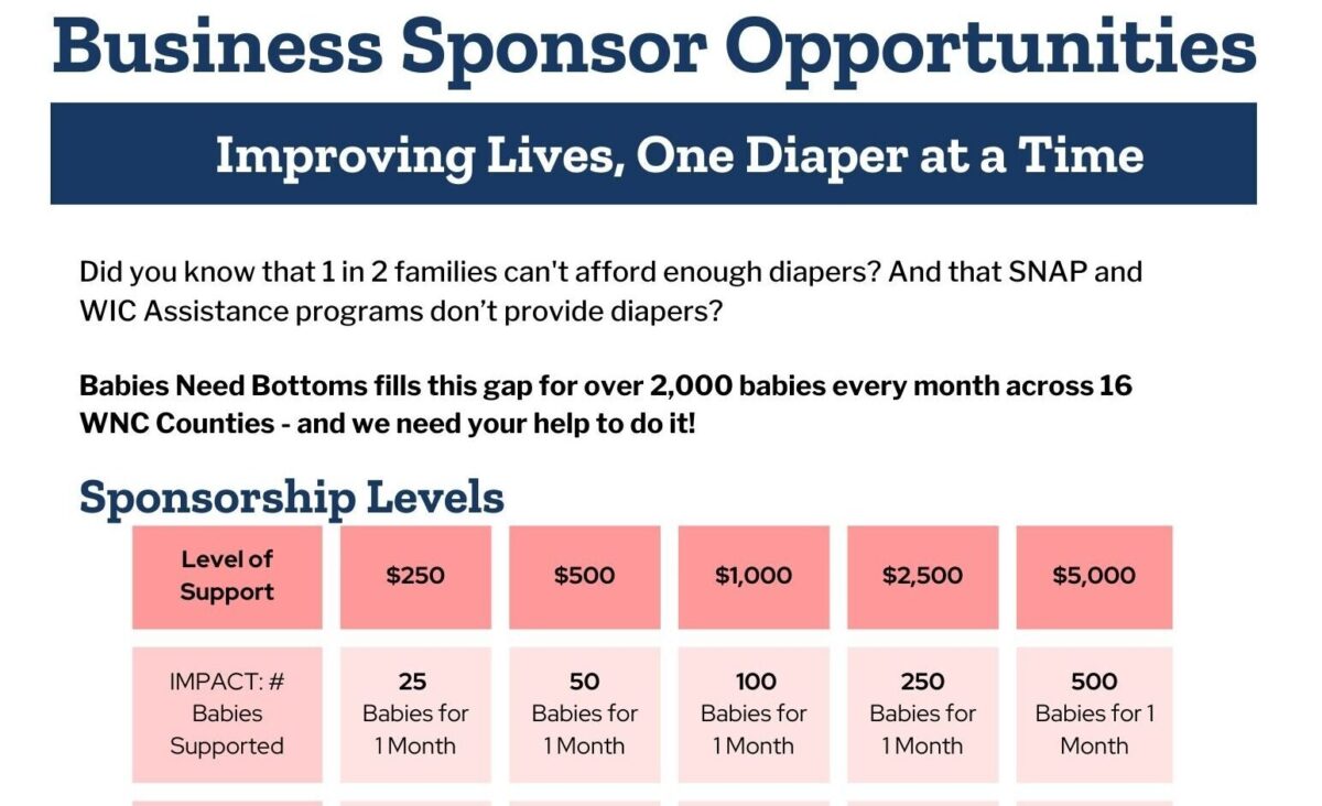 News and Media on Babies Need Bottoms • Greater Asheville Diaper Bank