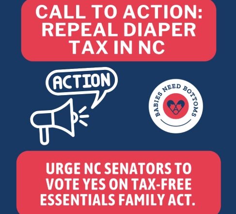 Call to Action Repeal Diaper Tax in NC