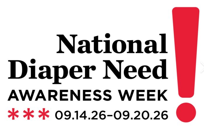 Diaper Need Awareness Week Sept. 14-20, 2026